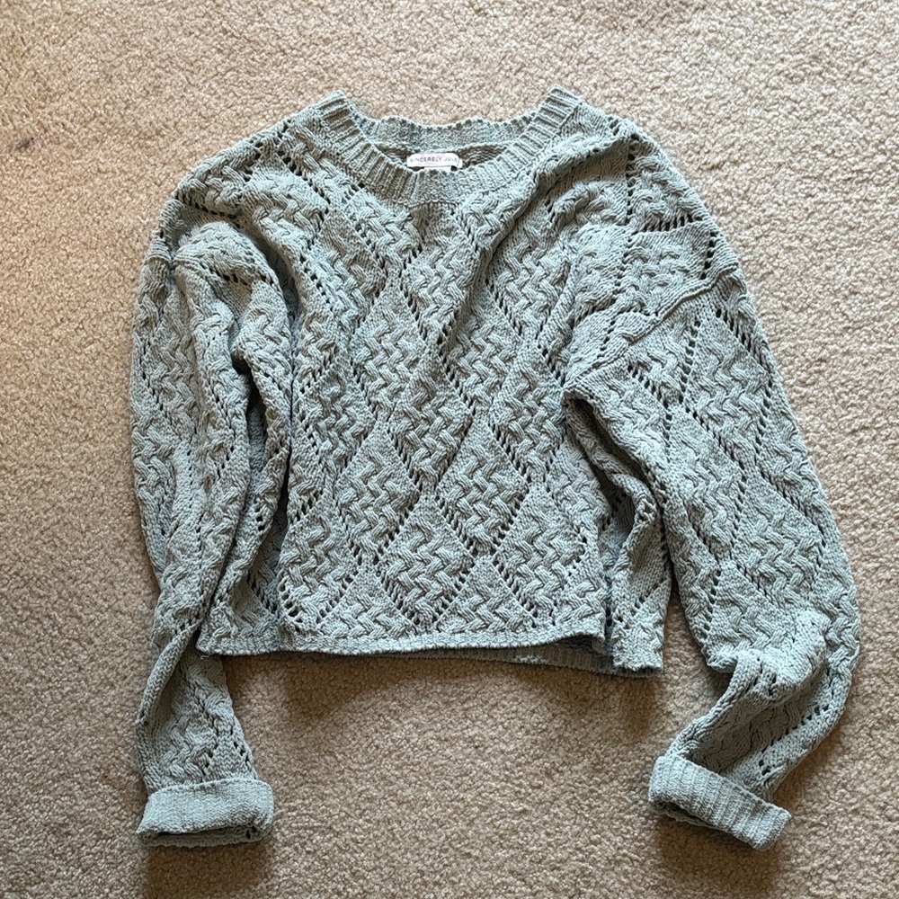 Sincerely Jules crop sweater